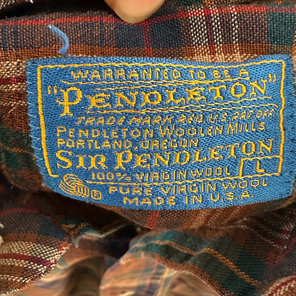 Pendleton Multicolor Plaid Button-Down Shirt - image 7